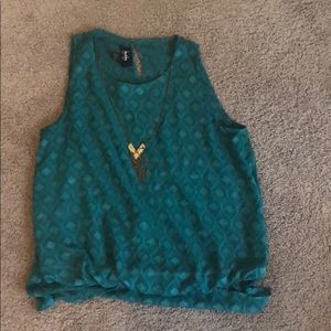 By and by blouse with necklace